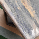 1970s Italian blue marble coffee table