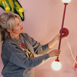 Italian 1980s red wall light. Last one available.