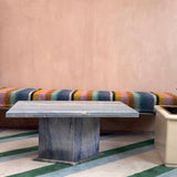 1970s Italian blue marble coffee table