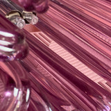 Beautiful Italian Lilac lucite chandelier C.1970