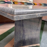 1970s Italian blue marble coffee table
