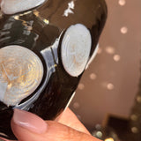 1980s set of six Murano spotty tumblers