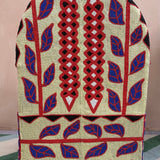 African beaded Yoruba throne chair C.1980