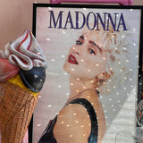 Huge original 1987 Madonna ‘Who’s that girl’ world tour framed poster
