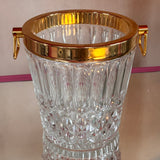 Val Saint lambert Crystal ice bucket C.1970