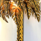Rare pair of Maison Jansen palm wall lights C.1970