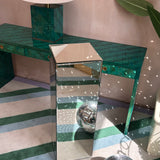 1970s mirrored plinth
