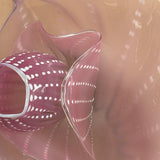 1970s Pink frilly Murano wall light