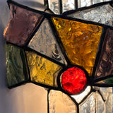 Pair of 1960s Albano Poli brutalist wall lights