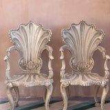 Venetian 19th century grotto chair (two available)