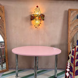 Pair of 1960s Albano Poli brutalist wall lights