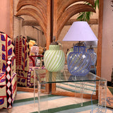 1970s Vivai Del Sud bamboo palm mirrors / folding screen