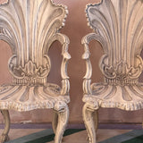 Venetian 19th century grotto chair (two available)