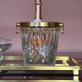 Val Saint lambert Crystal ice bucket C.1970
