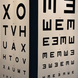 1960s rotating opticians eye test floor lamp from the Kings Road, London