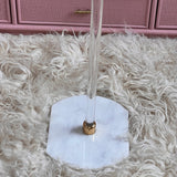 Italian 1970s lucite towel rail