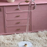Italian 1970s lucite towel rail