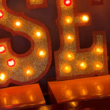 Huge glitter light up SEX sign
