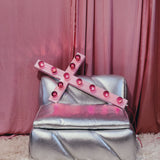 Pink circus wall light cross