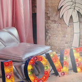 1980s large LOVE light up sign