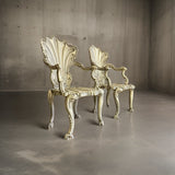 Venetian 19th century grotto chair (two available)
