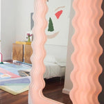 Ultrafragola Mirror by Ettore Sottsass - Neon pink glow