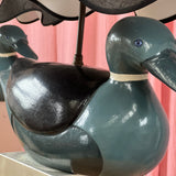 1920s French Duck lamps