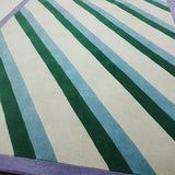 ‘Capri stripe’ Memphis wool rug