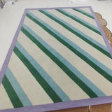 ‘Capri stripe’ Memphis wool rug