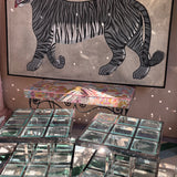 1970s Large Tiger oil painting on canvas