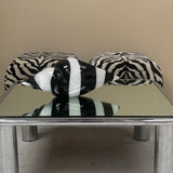 Gianfranco Frattini chrome coffee table
