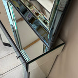 Italian blue and green mirrored console table (mirror sold separately)