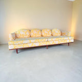 1970s Milo Baughman yellow Palm Springs sofa