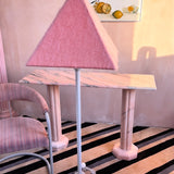 1970s Italian pink marble console table