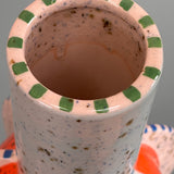 1990s Signed decorative vase by Ronzan Turin