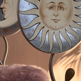 1980s Hand painted Celeste dining chairs. Moon and Sun. Sold separately