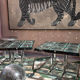 1970s Large Tiger oil painting on canvas