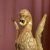 Italian gold plated swan basin taps c.1970 (two available)
