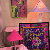 Rare 1980s Escada framed silk tiger scarf