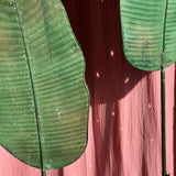 Large decorative metal palm leaf from Dior show mid 90s. 3 available