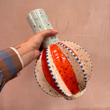 1990s Signed decorative vase by Ronzan Turin