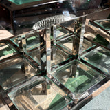 Rare 1980s Italian chrome side tables (sold as a pair)