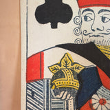 Giant 1980s king of clubs playing card from London casino