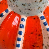 1990s Signed decorative vase by Ronzan Turin