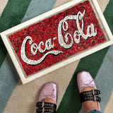 1960s Italian mosaic Coca-Cola panel