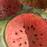 1970s Italian ceramic fruits serving set