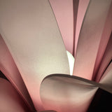 Pink Rougier lotus / palm lamp C.1980
