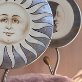 1980s Hand painted Celeste dining chairs. Moon and Sun. Sold separately