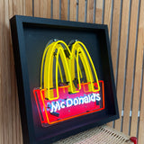 1990s Box framed Neon McDonald’s sign
