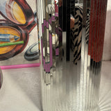 Original 1980s mirrored rubbish bin (trash can) made in the USA